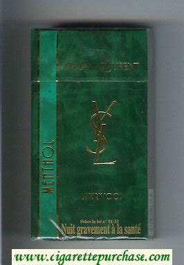 ysl menthol cigarettes|yves saint laurent cigarettes.